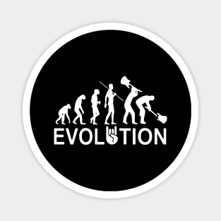 evolution black rock Magnet